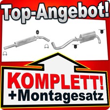 Auspuff für VW LUPO 1.4 TDI 1.7 SDI Auspuffanlage