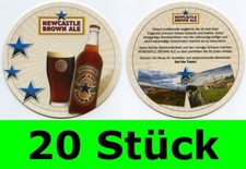 20 Stück Bierdeckel Newcastle
