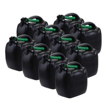 10x Benzinkanister 20L schwarz