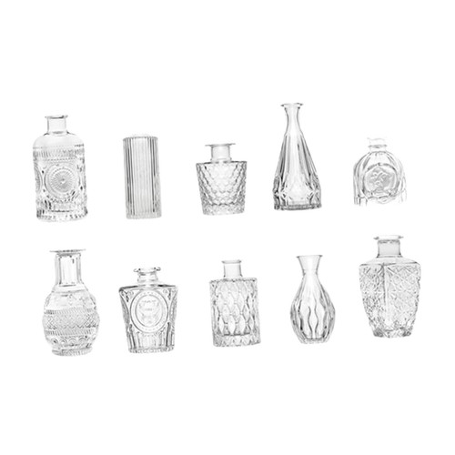 10pcs glas knospe vasen nette - 10pcs,