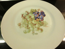 Tirschenreuth Bavaria Germany Teller Platte Dekor Weintrauben Ø ca. 25 cm