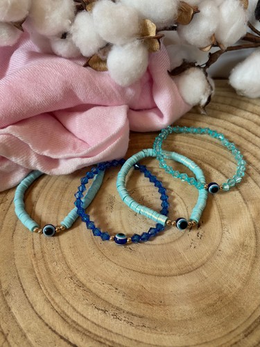 Boncuk heishi armband - heishi,