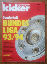 Sportmagazin Kicker Sonderheft Bundesliga 1993/94 - Top-Zustand, Sammlerobjekt