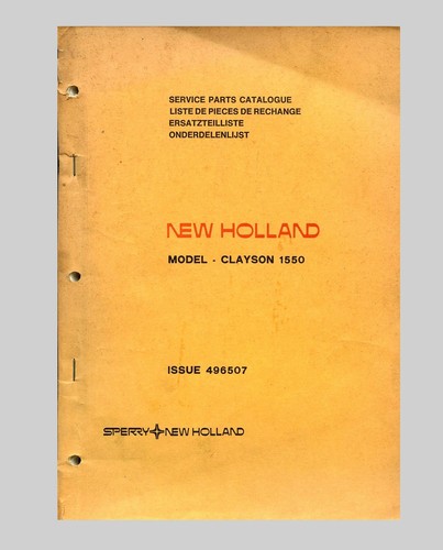 New holland clayson 1550 - new,