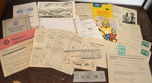 Ddr papier konvolut reklame - ddr, papier-konvolut