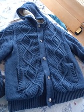 Herrenjacke , Strick mit