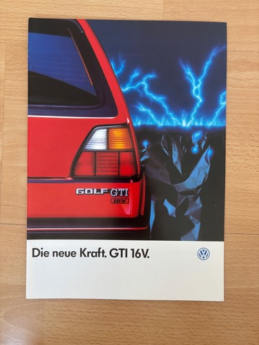 Prospekt broschüre vw golf - broschüre,