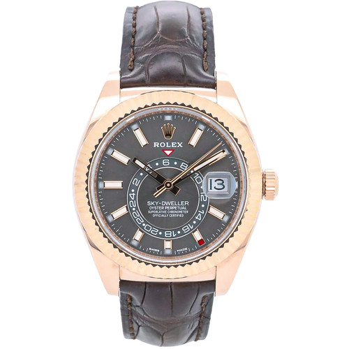Rolex sky dweller roségold - rolex,