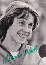 Autogramm - Marita Koch (Leichtathletik) - Sprint - DDR-Karte