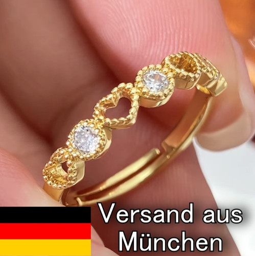 Ring gold mit - (vergoldung),