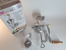 GSW Fleischwolf Größe Nr. 8 – hochwertiger Alu Fleischwolf mit Edelstahl-Messer