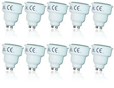 10 X 9 Watt Reflektor Energiesparlampe GU10 Sockel Energieeffizienz: A Warmweiß