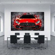 Leinwandbild Mercedes AMG GT