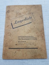 DDR Lagerliste Ersatzteile