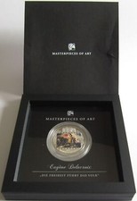 Cook-Inseln 20 Dollars 2013 Masterpieces of Art Eugène Delacroix 3 Oz Silber