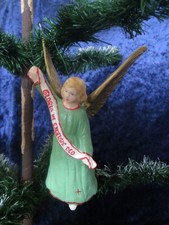 (18) Nostalgische Massefigur Schwebeengel Gloriaengel