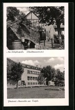 Annweiler am Trifels, am Schipkapaß, Stadtmauerrest, Postamt, Ansichtskarte 