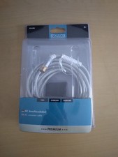 Schwaiger Ultra 4K HD 110dB Premium TV Koax Kabel 3m 4x geschirmt Vergoldet