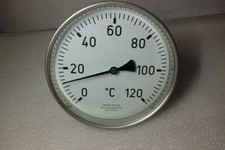 Bimetall Zeigerthermometer Kraus 0 - 120°C.