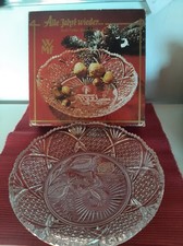 Nuß-oder Plätzchenteller aus Bleikristall, von WMF, 22  cm Durchmesser