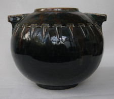 Große Jugendstil-Kugelvase Paul Wynand f. R.Merkelbach oder S.P. Gerz