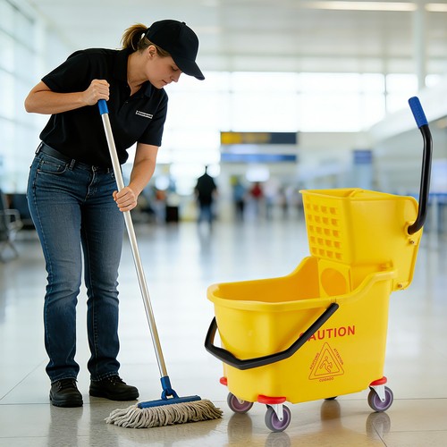 Reinigungswagen putzeimer - reinigungswagen,