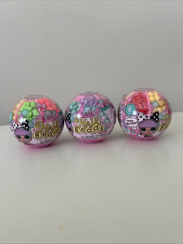 Lol surprise hair beads - 3x,