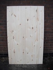 Holz Garten Seitentor Leiste & Verstrebt Schwerlast 5 Fuß 1500 mm Flache Oberseite