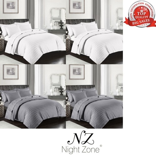 Streifen bettbezug set satin - streifen,