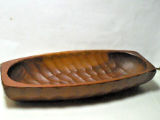 Danish Design 70 J. Große Teakholz Schale/ Snackschale 33 x 14 x 5cm