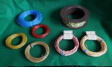 Riesenkonvolut 7 Rollen Kabel verschiedene Farben 1-,2-und 4-adrig teils wie neu