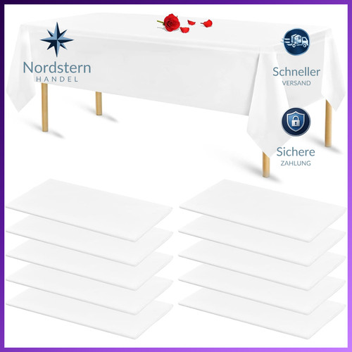 Tischdecke einweg weiß - einweg,
