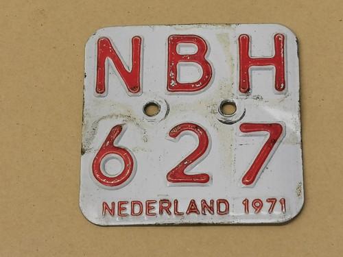 Nummernschild niederlande 1971 - niederlande,