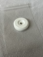 Puck Plattenspieler Adapter 7 45 RPM  Mittelstück Singlepuck Schallplatten weiss