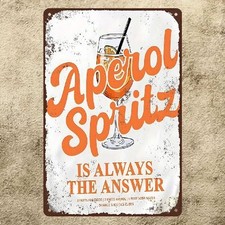 Blechschild aperol spritz ist - blechschild,