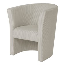 Cocktailsessel - creme - Cord