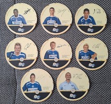 8 Bierdeckel --- Warsteiner Brauerei --- Spieler von Hertha BSC Berlin