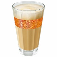 TASSIMO by WMF Chai Latte Glas 250 ml mit Muster in Füllhöhe