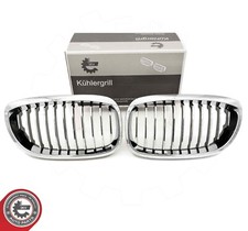 2x Chrom Frontziergitter links