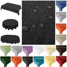 Tischdecke leinen optik - tischdecke,