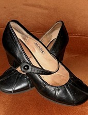 MARC softwalk Pumps mit Riemchenverschluß schwarz  Gr. 37 Leder