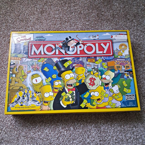 Die simpsons monopoly parker - simpsons,