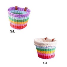 Kinder Fahrrad Korb Regenbogen