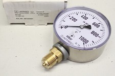 AFRISO KP100 G1/2B 0 - 1000 mbar D301 Manometer Kapselfeder 35124301 OVP
