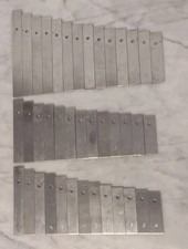 Studio 49 Glockenspiel 40 Klangstäbe Klangplatten 3 kpl. Sätze Metall 