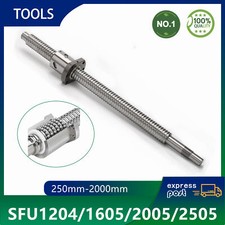 SFU1605/1604/1610 /1204/2005/2505 Kugelumlaufspindel 250-2000mm C7 Spindelmutter