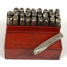 Priority Schlagbuchstaben Schlagstempel 6,4mm, Buchstaben A-Z + &, used