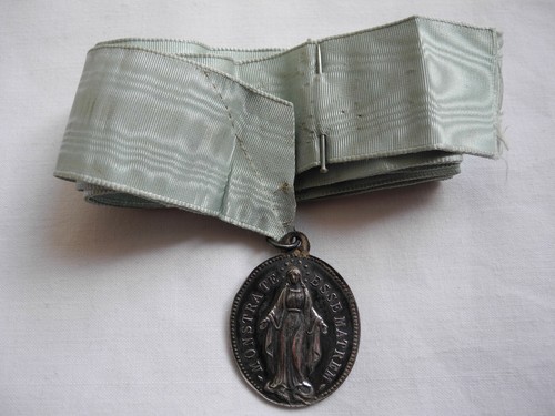 Religiöse medaille silber - medaille,