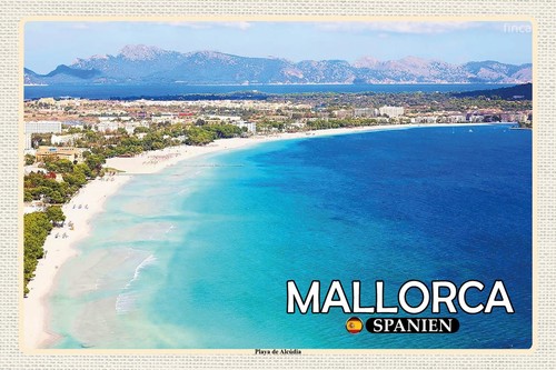 Holzschild 18x12 mallorca - 18x12,