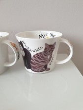 2 KAFFEEBECHER / JUMBOTASSEN /  SAMMELBECHER / ROY KIRKHAM  / WHISKERS